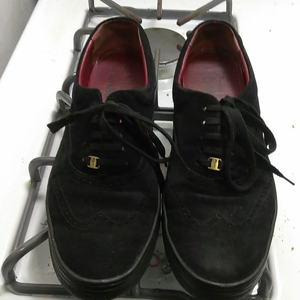 Suede wingtip Ferragamo shoes